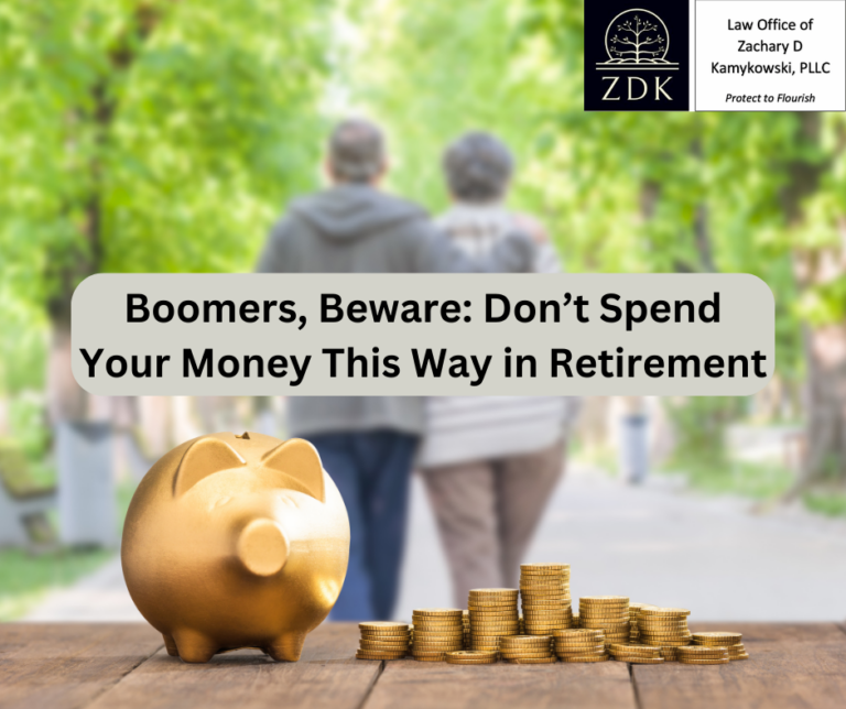 Boomers, Beware Don’t Spend Your Money This Way in Retirement