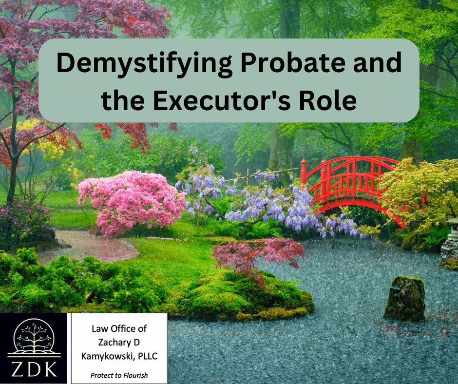 A Japanese Garden: Demystifying Probate and the Executor's Role