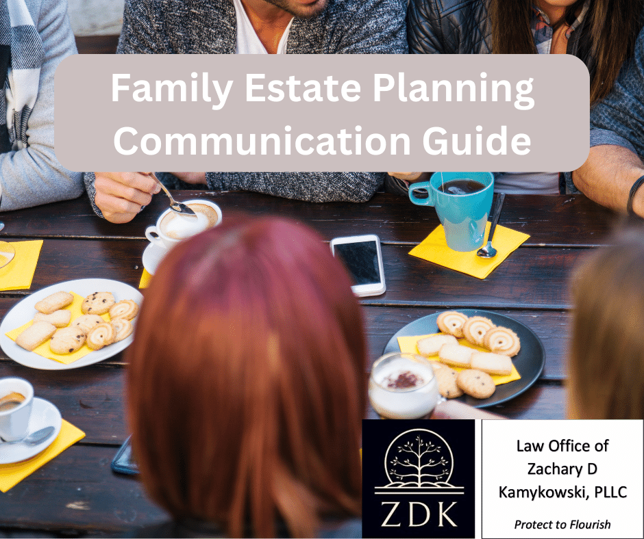 Family dessert: Estate Planning Communication Guide