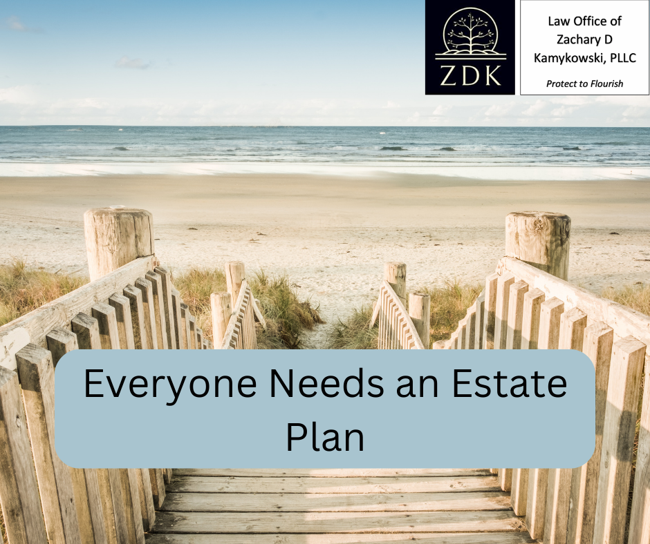 beach at the bottom of wooden stairs: Everyone Needs an Estate Plan