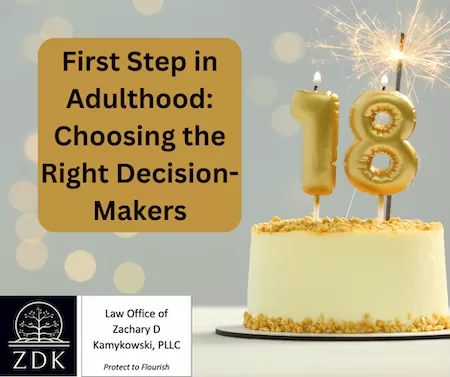 18th Birthday cake: First Step in Adulthood Choosing the Right Decision-Makers