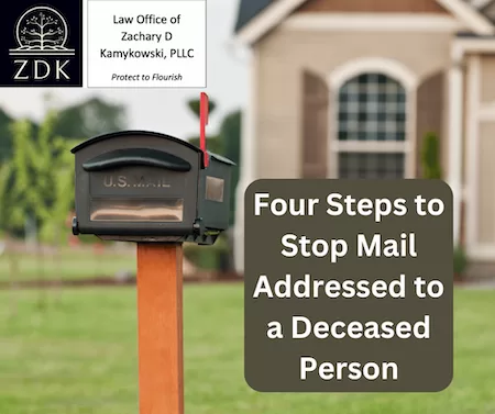 Four Steps to Stop Mail Addressed to a Deceased Person