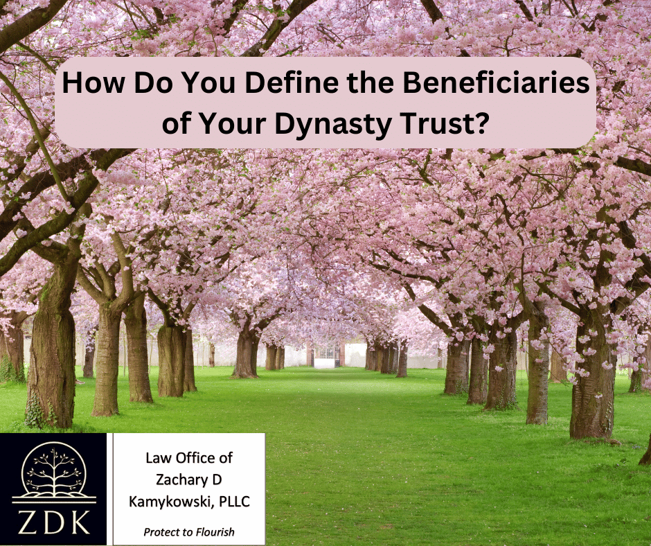 cherry blossom tree grove: How Do You Define the Beneficiaries of Your Dynasty Trust