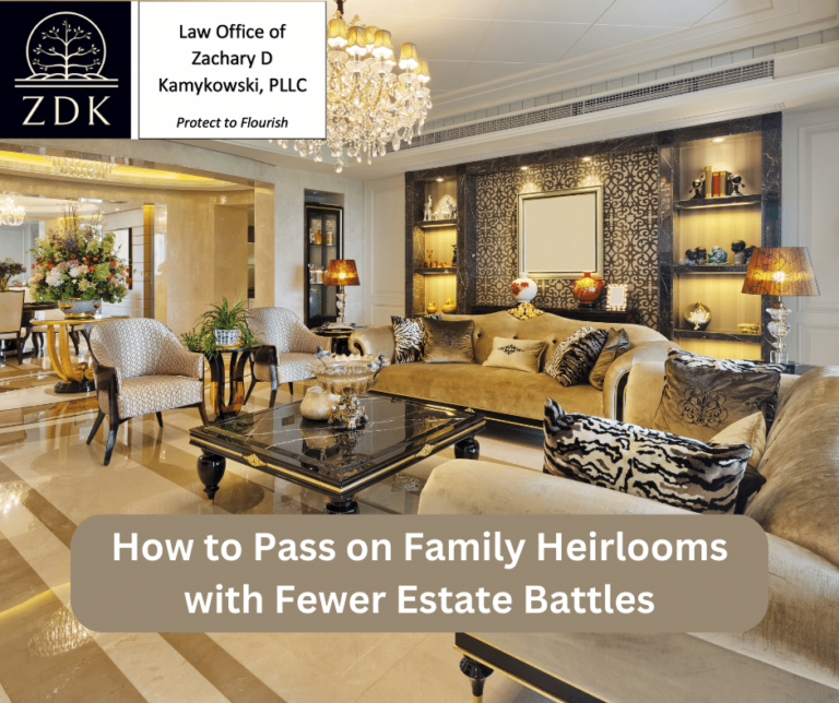 How to Pass on Family Heirlooms with Fewer Estate Battles