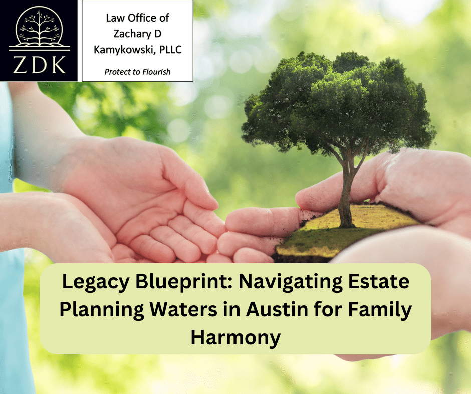 Passing a miniature tree via hands: Legacy Blueprint Navigating Estate Planning Waters in Austin for Family Harmony