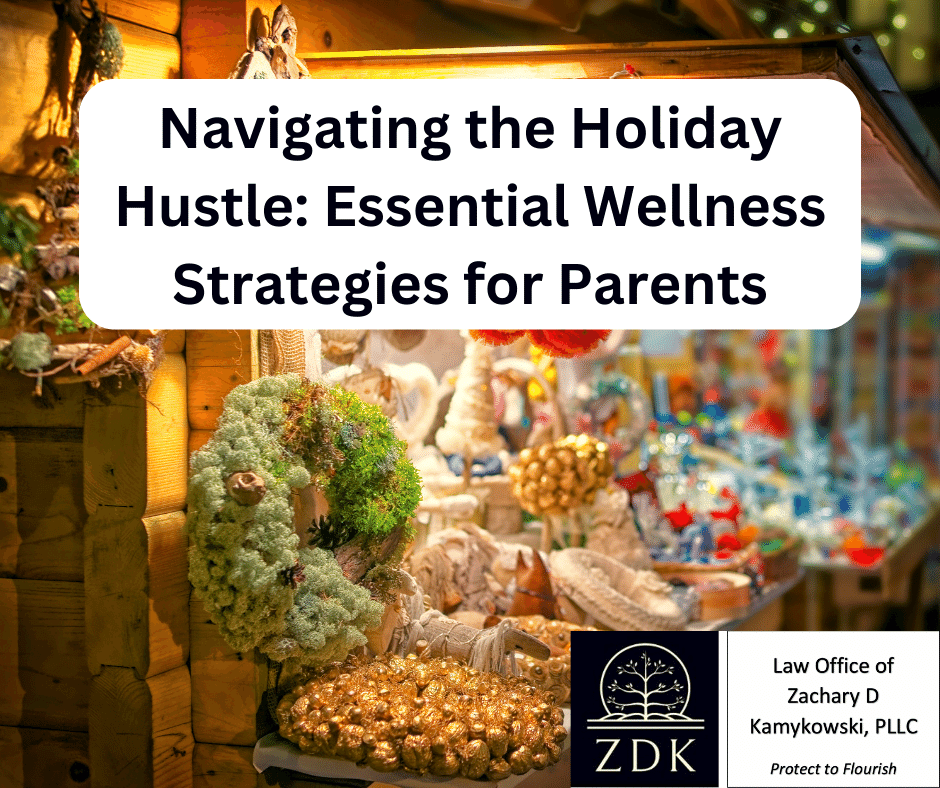 holiday market scene: Navigating the Holiday Hustle Essential Wellness Strategies for Parents