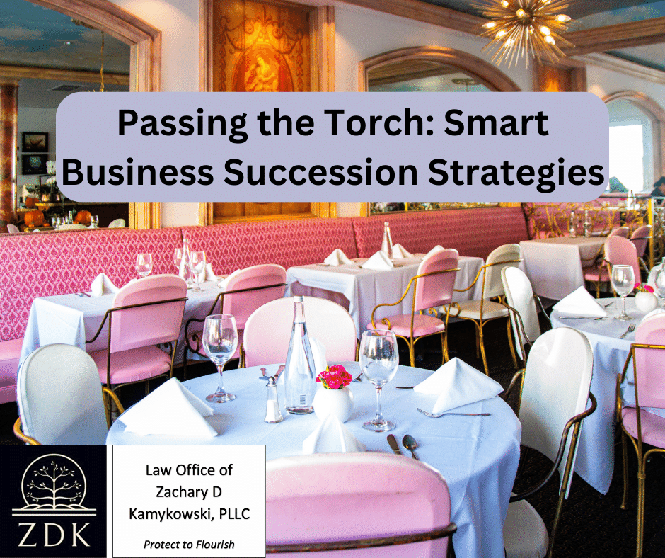 empty restaurant: Passing the Torch Smart Business Succession Strategies