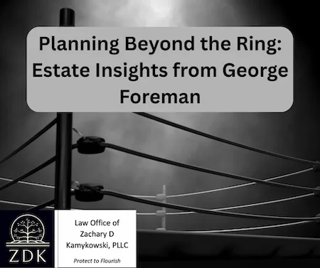 empty boxing ring: Planning Beyond the Ring Estate Insights from George Foreman