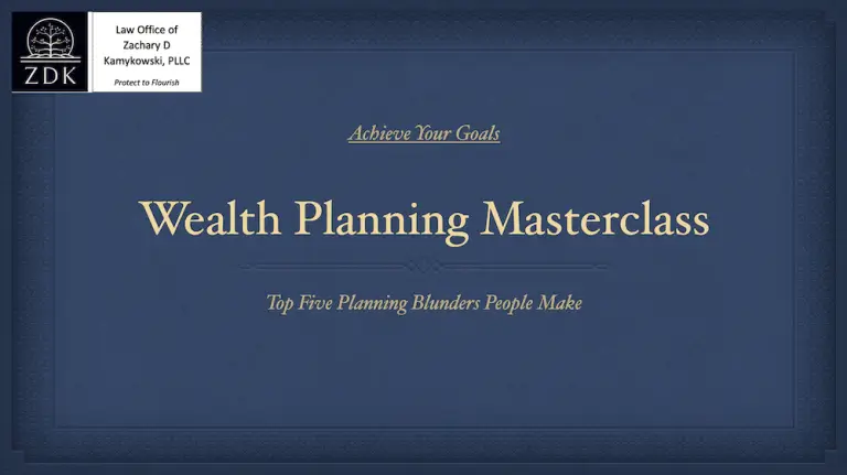 Wealth planning masterclass banner