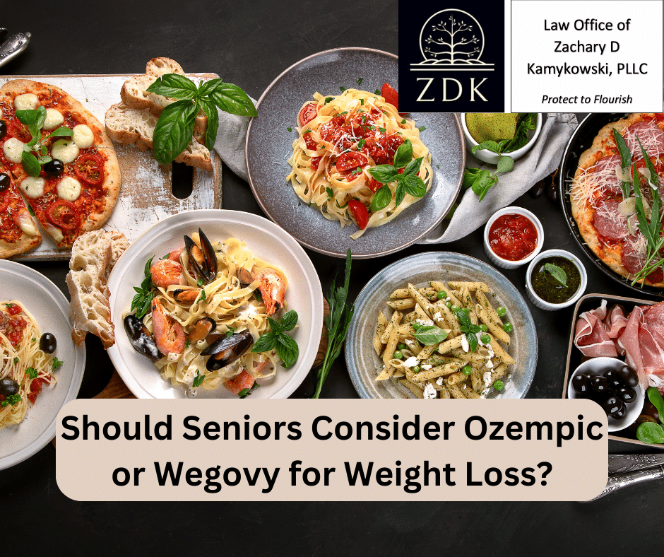 italian food spread: Should Seniors Consider Ozempic or Wegovy for Weight Loss