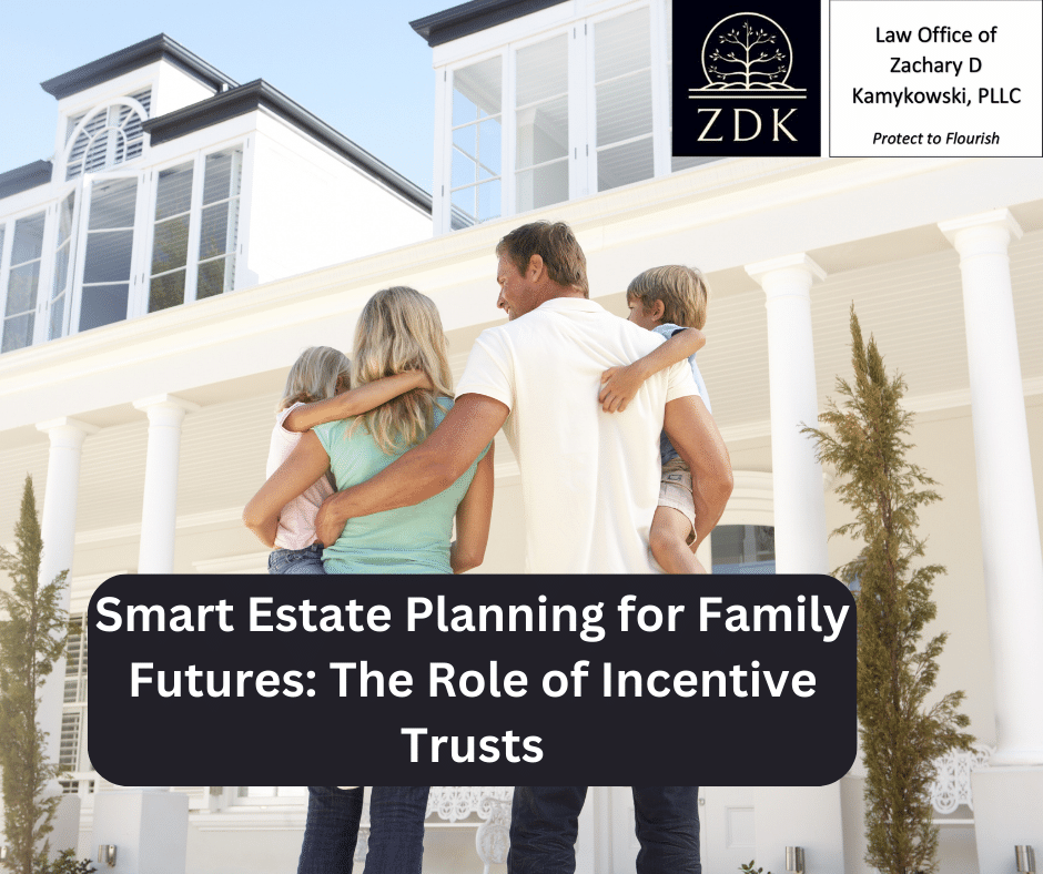 Family admiring home: Smart Estate Planning for Family Futures The Role of Incentive Trusts
