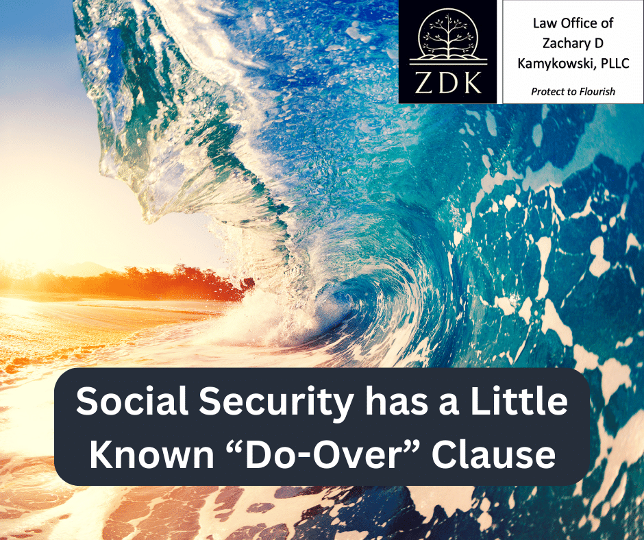 sunrise ocean wave breaking: Social Security has a Little Known “Do-Over” Clause
