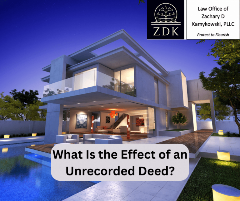 What Is the Effect of an Unrecorded Deed