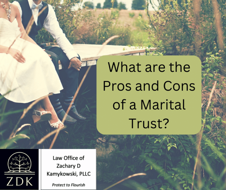 What are the Pros and Cons of a Marital Trust