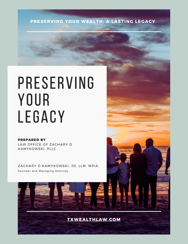 preserving your legacy report